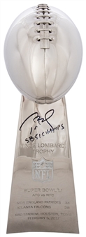 Tom Brady Signed & "SB 51 Champs" Inscribed Super Bowl LI Lombardi Trophy Full Size Replica (LE 2/12) (Tristar)